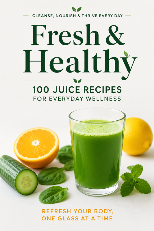 Fresh & Healthy: 100 Juice Recipes for Everyday Wellness - eBook