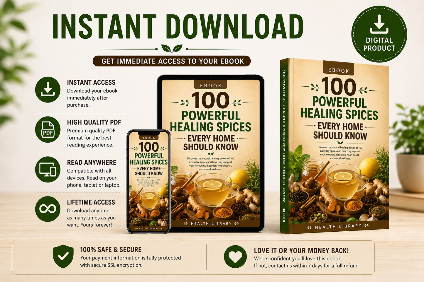 100 Powerful Healing Spices Every Home Should Know - eBook