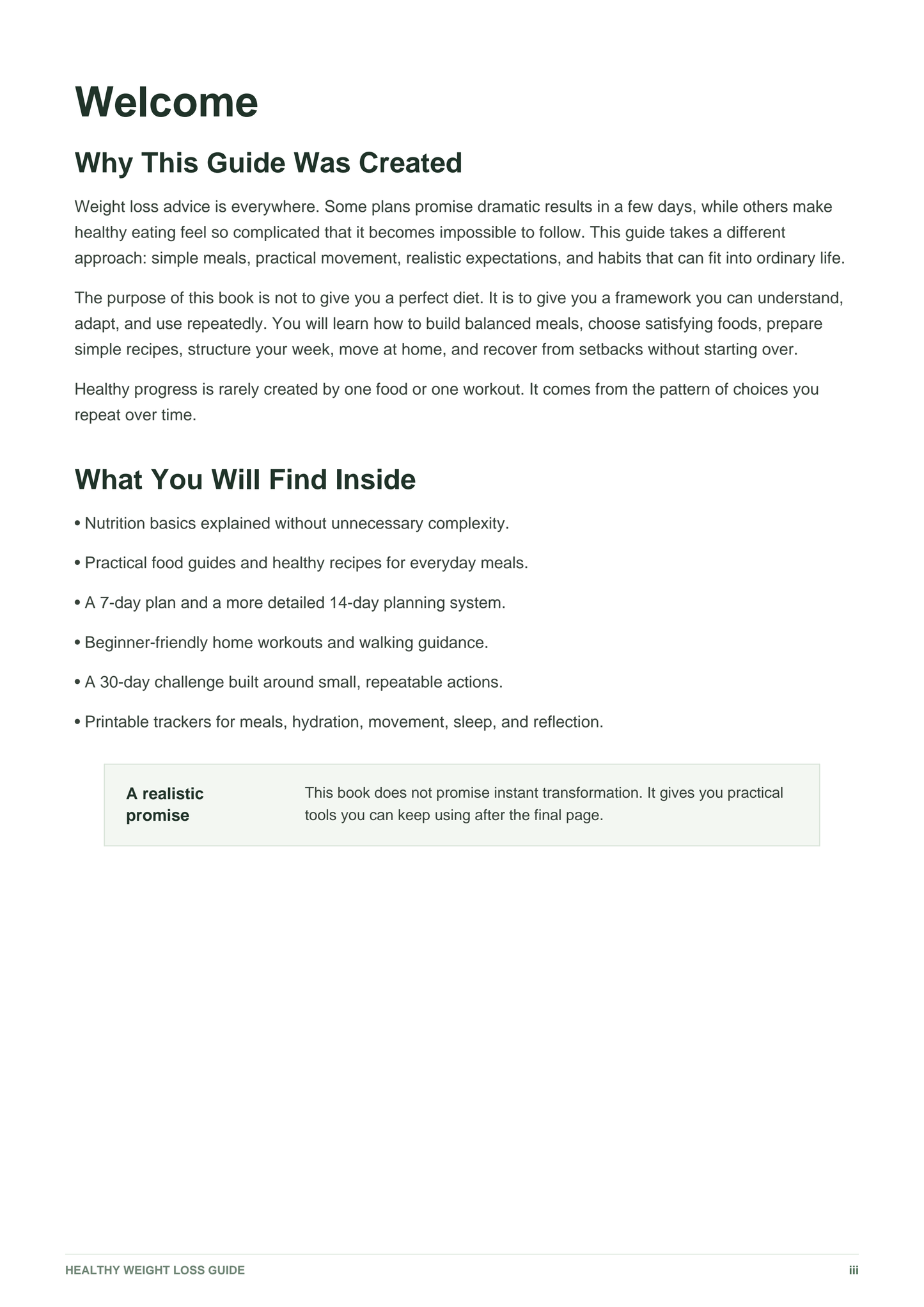 Healthy Weight Loss Guide - eBook