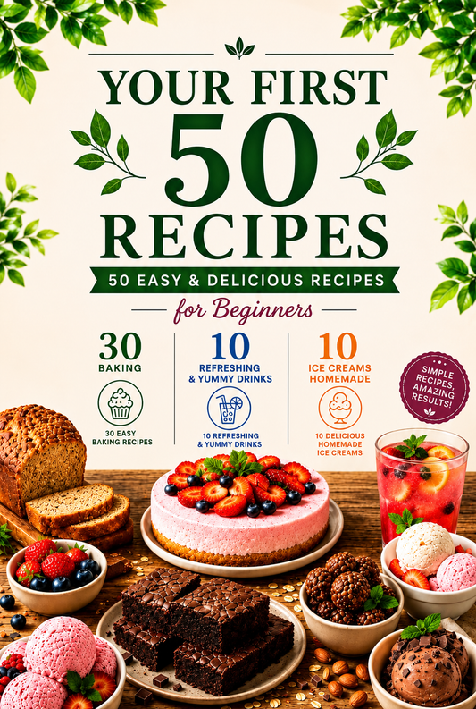 The Beginner’s Cookbook - 50 Easy Recipes Anyone Can Make ( EBOOK)