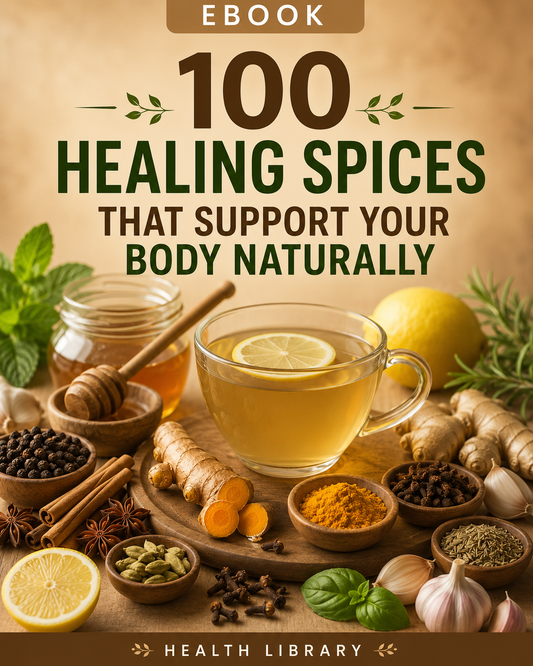 100 Healing Spices : That Support Your Body Naturally - eBook