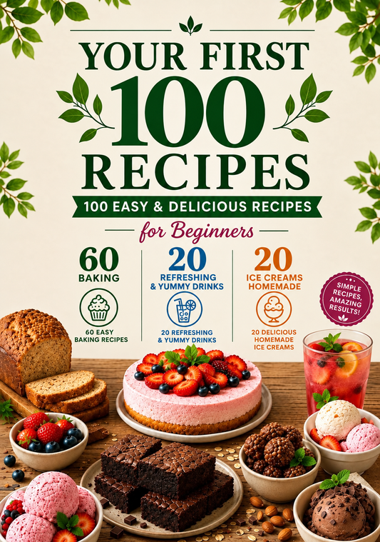 The Beginner’s Cookbook - 100 Easy Recipes Anyone Can Make - eBook